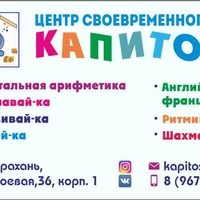 Логотип компании КАПИТОШКА, центр своевременного развития